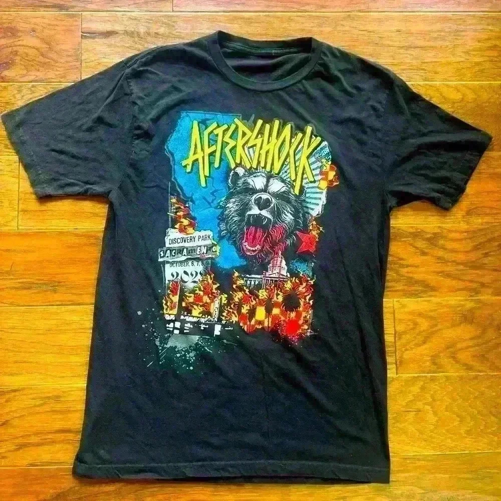 “Aftershock” Raccoon Band Concert T-Shirt.
